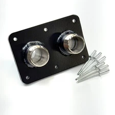 Sand Blast Cabinet Air/Media Stainless Bulkhead Harbor Freight Blasting Upgrade