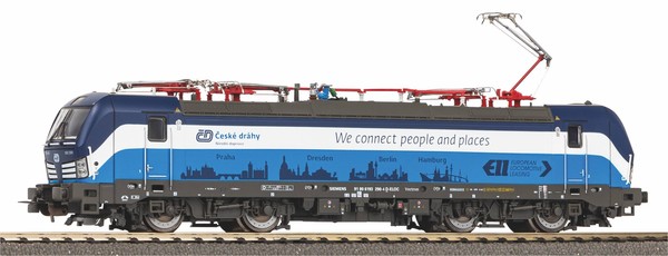Piko H0 21688 - E-Lok Vectron Cd Prag-Berlin-Hamburg Sound (Rag)-image