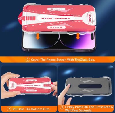 One-Click Installation Magic Glass Protezione Schermo Per - Foto 6