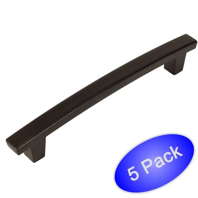 *5 Pack* Cosmas Cabinet Hardware Oil Rubbed Bronze Contemporary Pulls #5239ORB