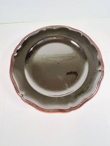 Loneoak & Co Queen Anne Black Dinner Plates Terracotta Set Of 4 - Picture 5 of 6