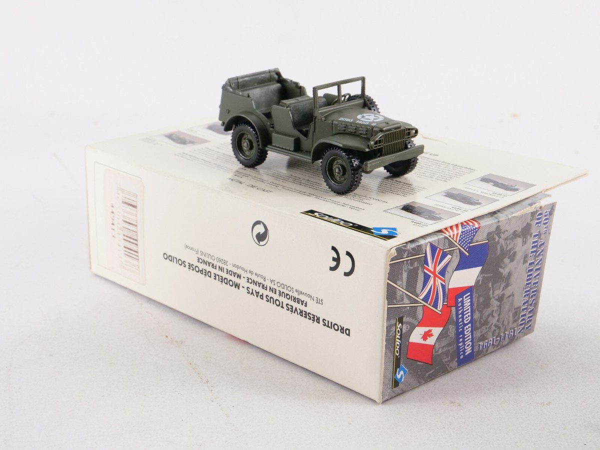 SOLIDO, DODGE 4X4 et son zodiac, n°3136. EUR 11,00 - PicClick FR