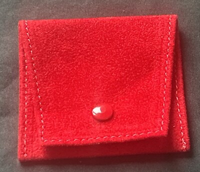 Authentic Cartier Box W/ Red Velvet Pouch & Black Protective
