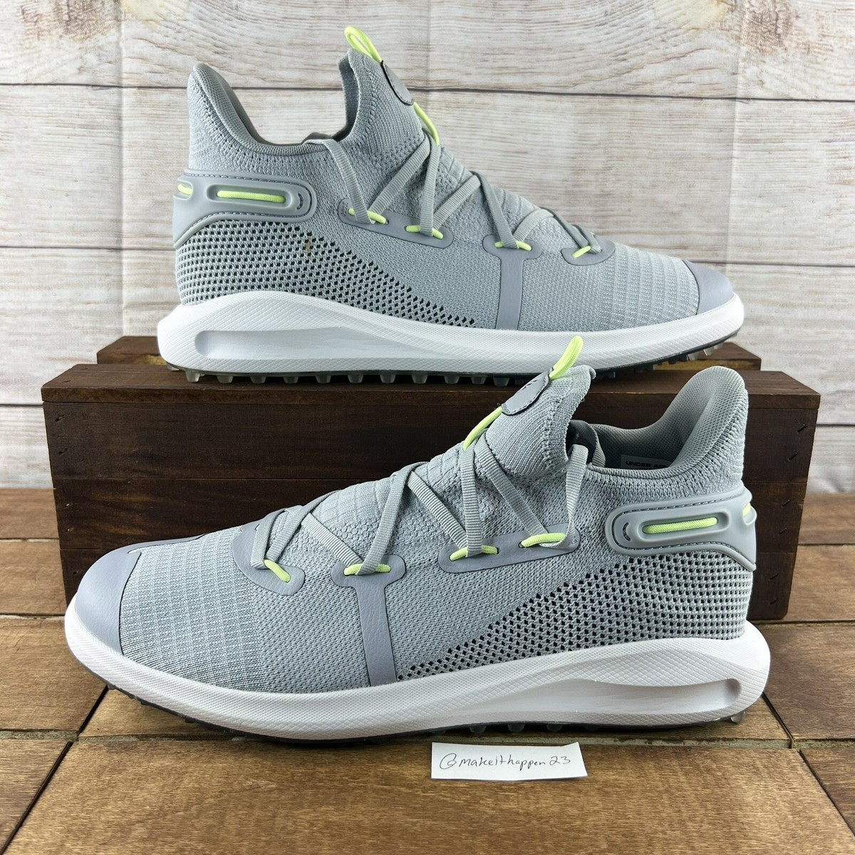 Under Armour Curry 6 Masters Spikeless Golf Shoes 3022578-100 Men Sizes RARE. Under Armour Curry 6 Masters Spikeless Golf Shoes 3022578  main image 3