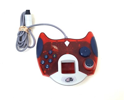 MadCatz Sega Dreamcast Dream Pad Red Clear Controller Game Pad