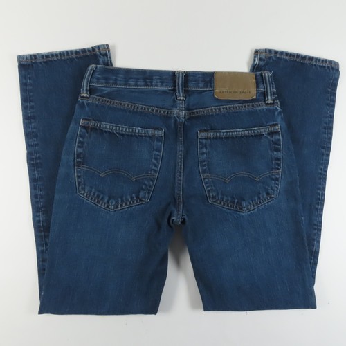American Eagle Mens Jeans Size 26x30 Original Straight Low Rise Dark Wash Denim - Picture 9 of 11