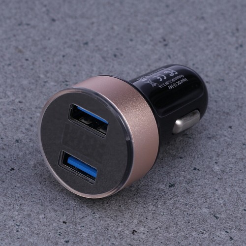 Dual Auto Ladegerät Auto Usb Port Usb Auto Adapter Auto Ladegerät Adapter - 第 1/12 張圖片