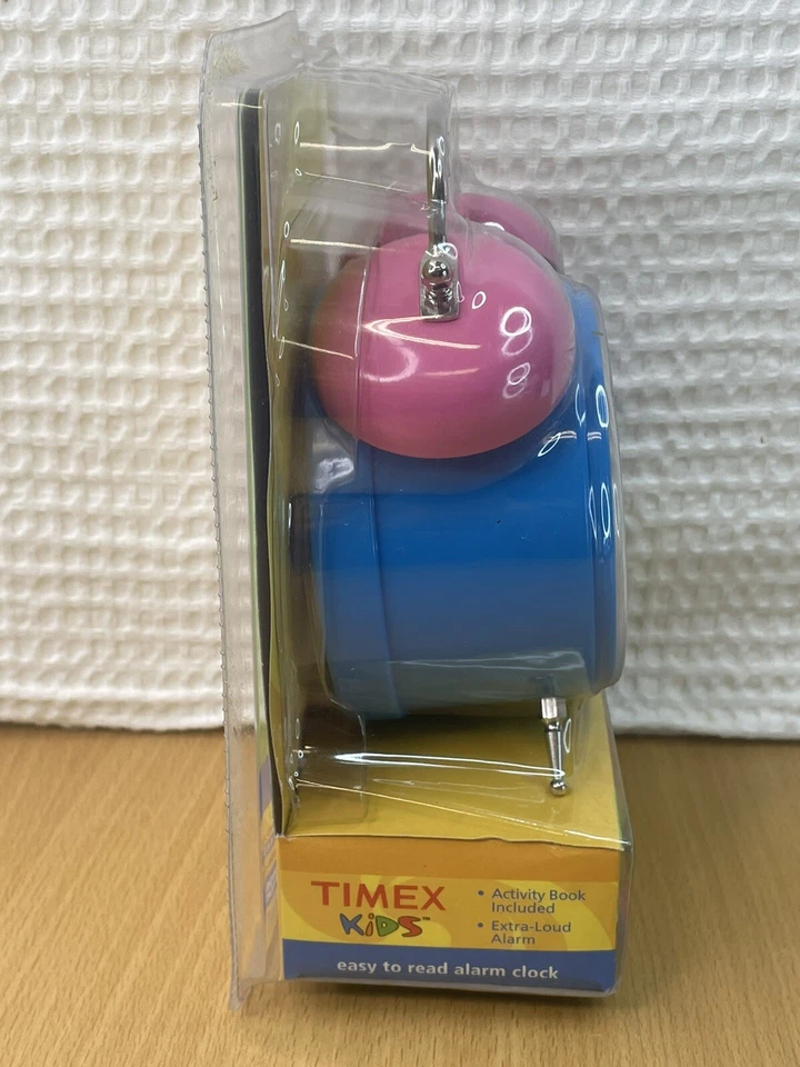 Vintage TIMEX KIDS Analog Bell Alarm Clock TK030L Brand New Sealed - Image 2 of 4