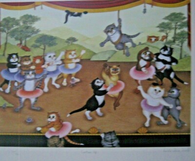 ''Curtain Up'' L.J. Smith   Lithograph Hand Signed & numbered