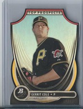 Gerrit Cole Pittsburgh   2013 Bowman Platinum  die-cut Top Prospects  14/25