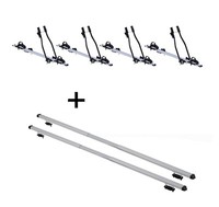 4X FahrradträGer Sagittar+DachträGer Rapid FüR FüR Volvo V40 Crosscountry 5TüR A