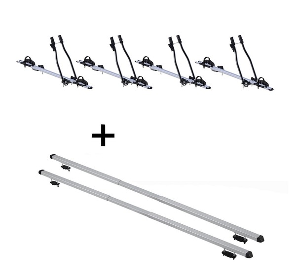 4X FahrradträGer Sagittar+DachträGer Rapid FüR FüR Volvo V40 Crosscountry 5TüR A-image