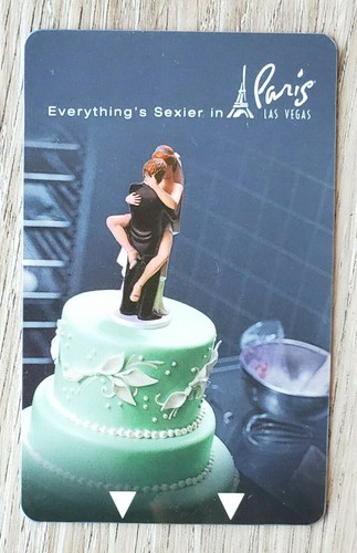 Las Vegas Paris Everything's Sexier in Paris Wedding Cake Casino Room Key