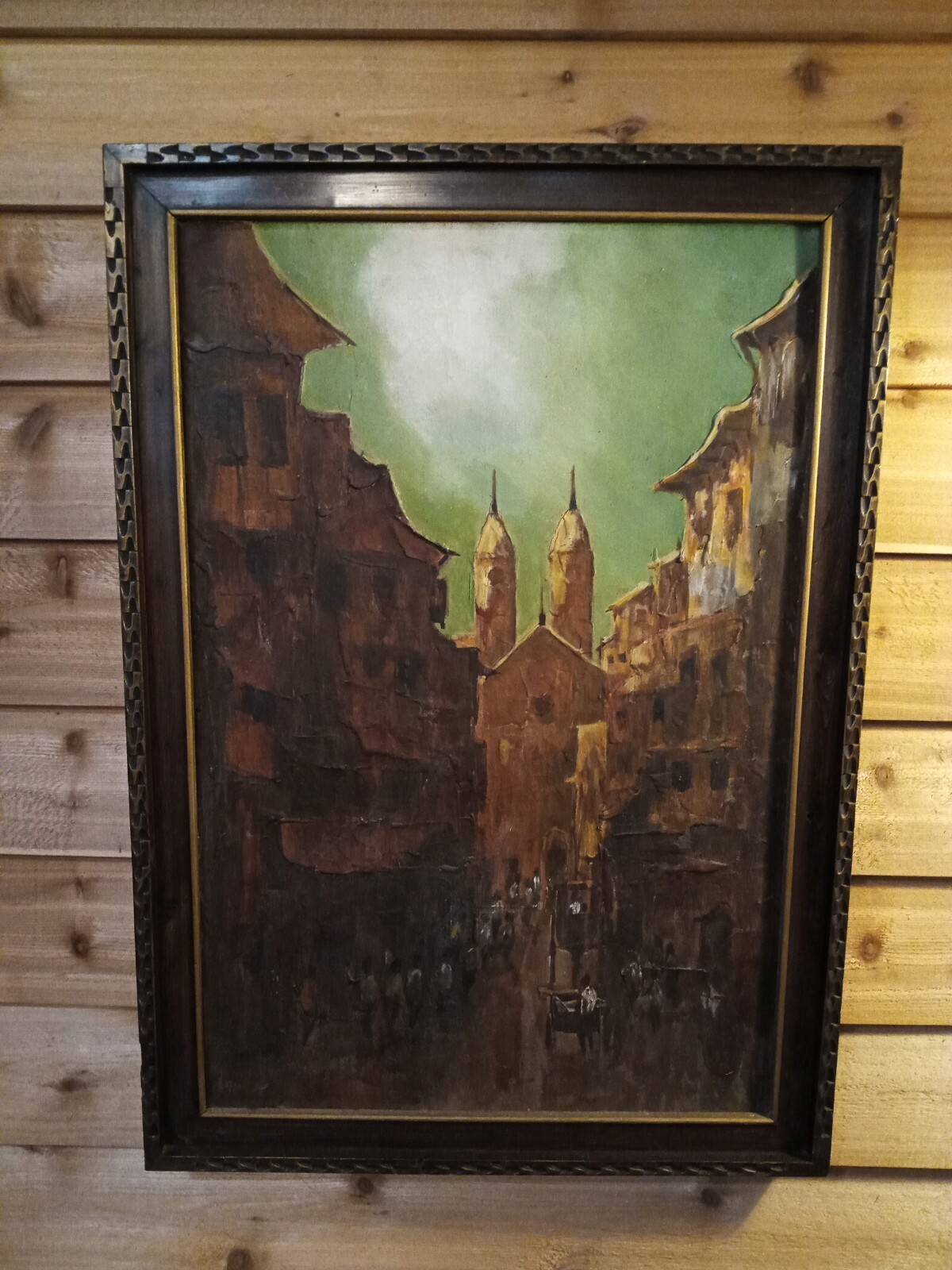 AGUILAR AGON ORIGINAL OIL PAINTING IMPRESSIONIST VERY OLD PAINTING eBay