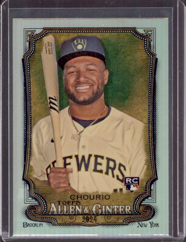 JACKSON CHOURIO 2024 Topps Allen & Ginter Chrome #276 Refractor Rookie RC