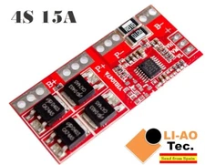 4S 15A Li-ion Lithium Battery 18650 Charger Protection Board 14.4V 14.8V 16.8V