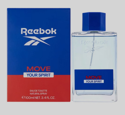 Reebok Move Your Spirit Eau De Toilette 3.4fl Oz open box