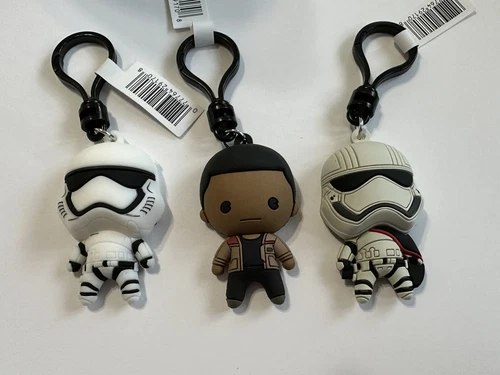 Star Wars Finn Phasma Trooper Clip Blind Bag Force Awakens Monogram Keychain