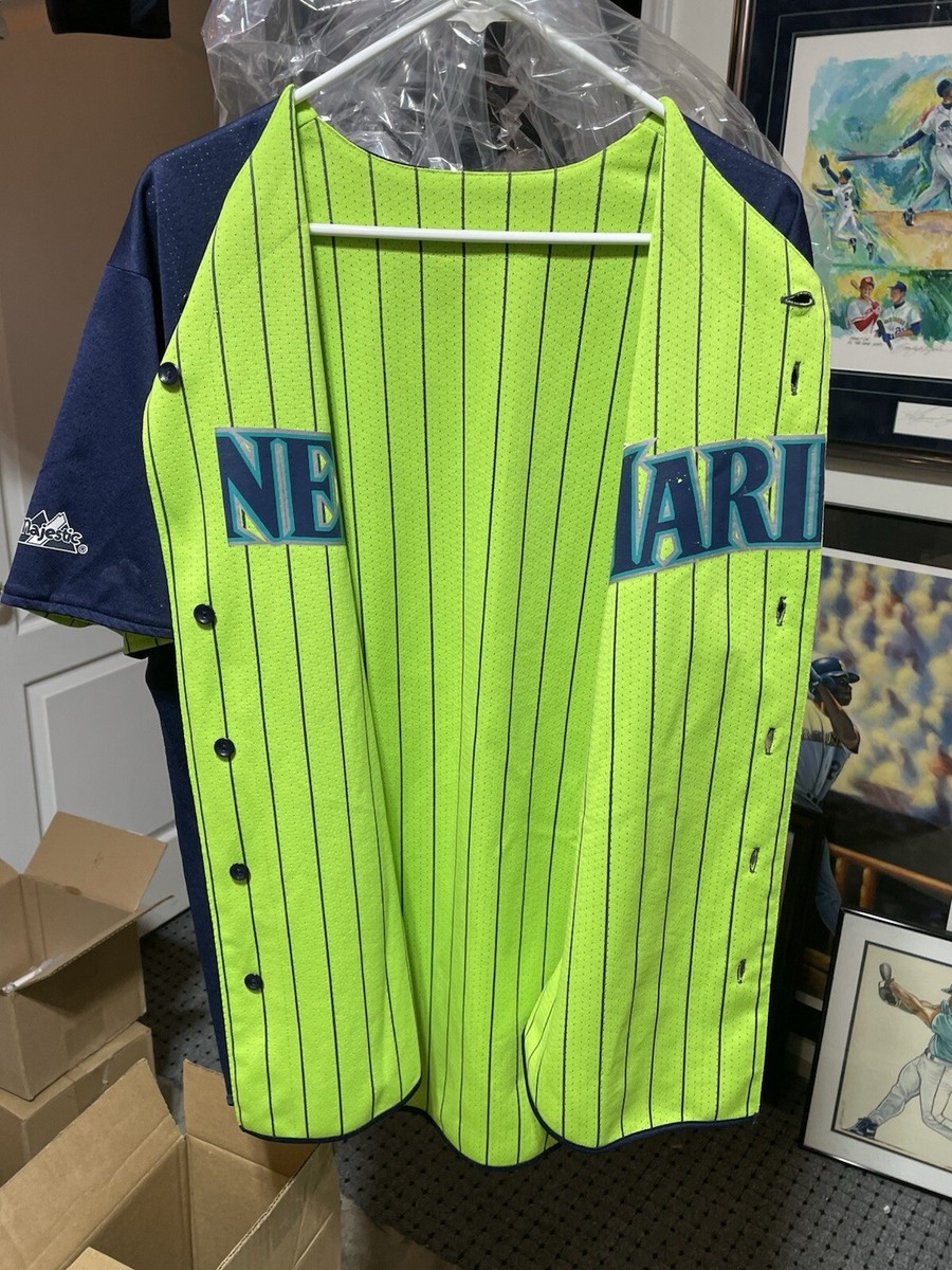 Griffey Jr Majestic REVERSABLE Genuine Merchandise Jersey Size 22