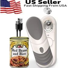 Electric Can Opener, Rechargeable Auto Can Opener w/Reme Tilted Blade, One-Touch