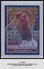2021 Panini Chronicles #22 Pete Alonso Overdrive Blue Velocity