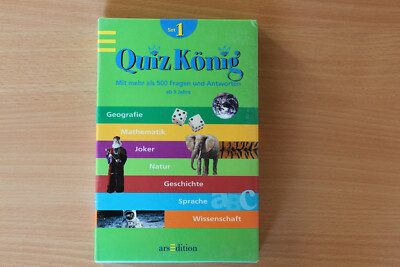 Quizkönig, mehr als 500 Fragen und Antworten, Ars Edition 2000