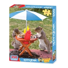 obo Squirrel Feeder 350pcs Jigsaw Puzzle Springbok