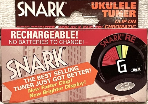 SNARK SN-6X Rechargeable Clip-On Chromatic UKULELE TUNER (New)
