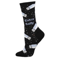 Socksmith Women's Crew Socks Extra Salty Novelty Footwear