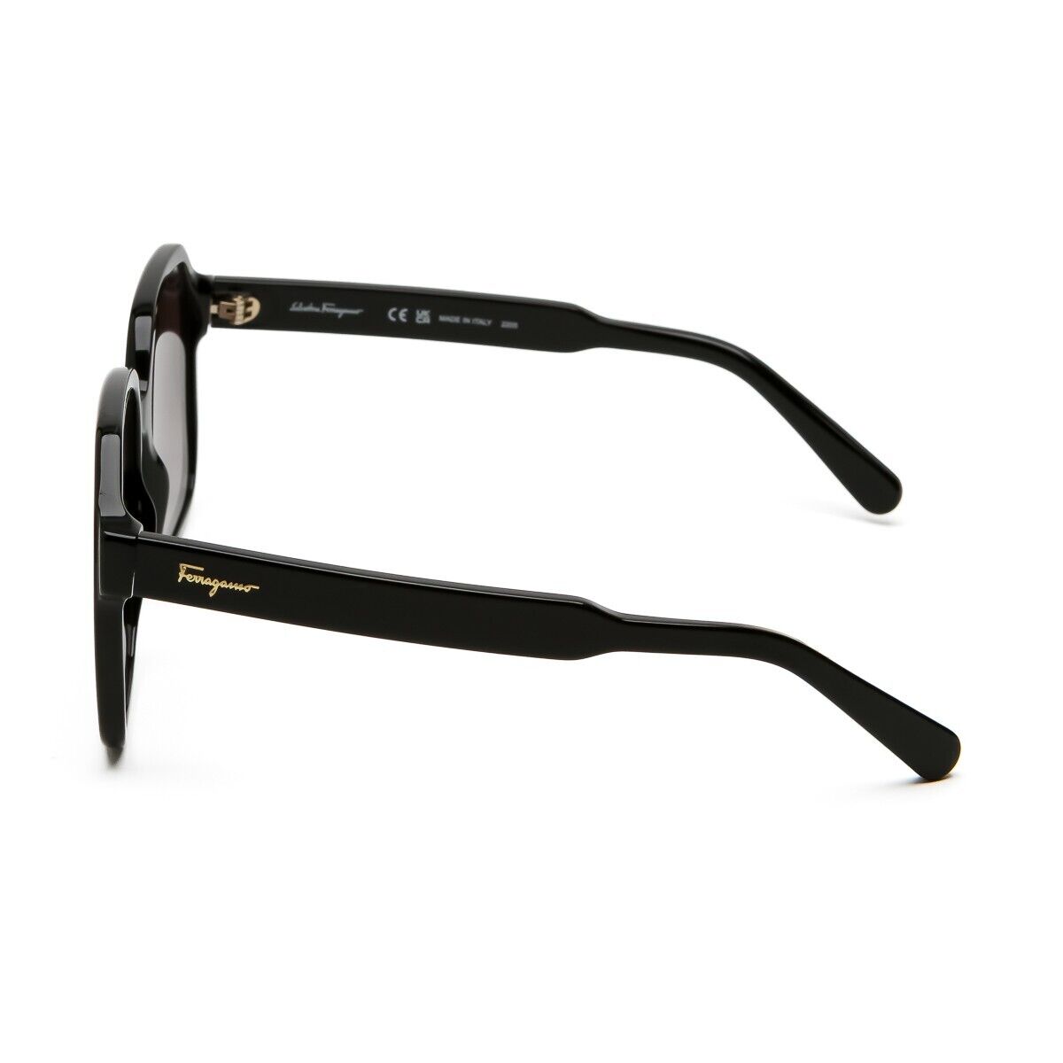 SALVATORE FERRAGAMO Black Grey Gradient Square Ladies SALVATORE FERRAGAMO Black Grey Gradient Square Ladies