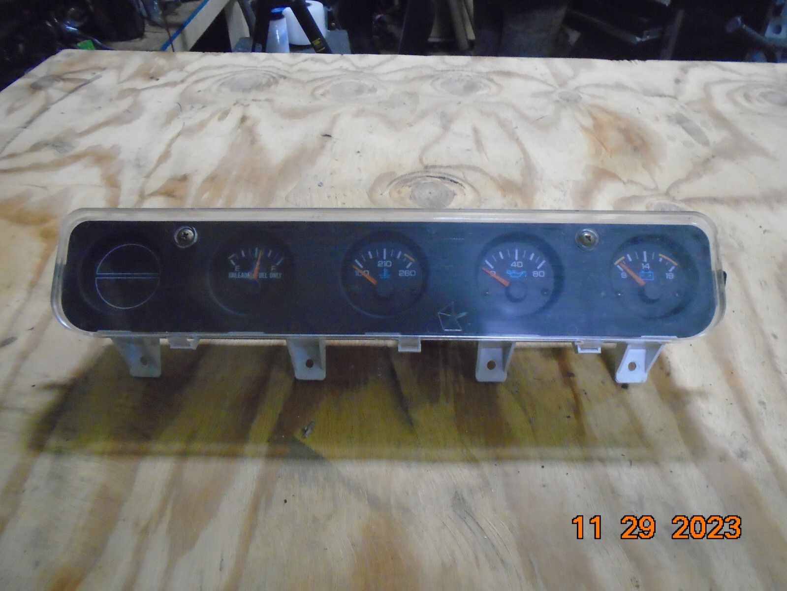 Jeep YJ center gauge Gauges 9295 wrangler fuel oil pressure gas battery 1128 eBay