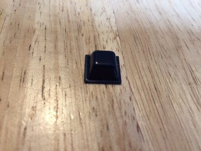12,7 mm schwarze Pyramiden-Aufklebefüße - 10 Stück