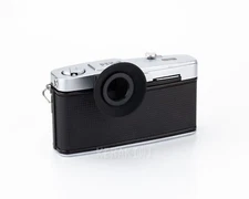 Olympus PEN F, FT, FV viewfinder rubber eye cup kit + cold shoe flash attachment