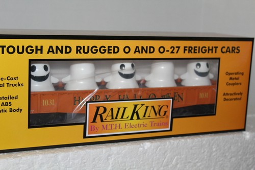 GÓNDOLA HALLOWEEN RAIL KING MTH #30-72227 CON FANTASMAS ILUMINADOS PARPADEANTES | Zustand: New