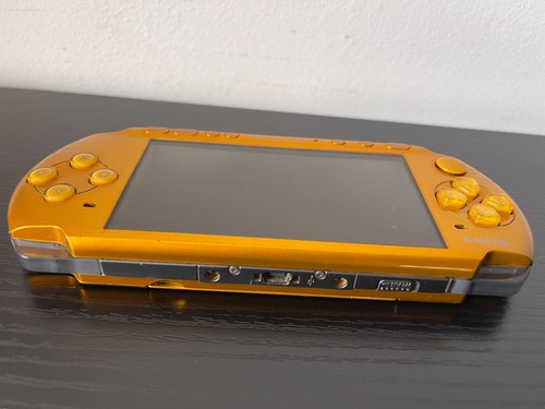 Sony PSP 3000 Slim Bright Yellow System neuer Akku getestet funktioniert - Bild 4 von 12