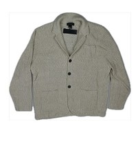 The Men's Store Melange Knit Cardigan Sweater Jacket Size M New 278