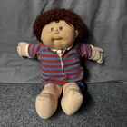 1983 Cabbage Patch Kids Doll Auburn Brown Hair And Eyes Vintage