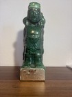 1970s Tequila Azteca green ceramic decanter bottle collectible — photo 1