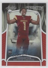 2022 Panini Absolute Introductions Spectrum Red 93/100 Jahan Dotson #INT-9 fm0