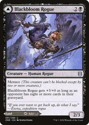 Blackbloom Rogue ZNR 91 MTG Zendikar Rising Uncommon Normal EN NM