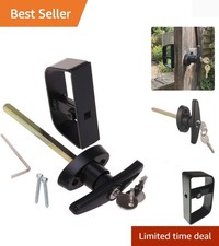 6   T-Handle Shed Lock Kit - Weather-Resistant, Keyed Alike with 4 Keys