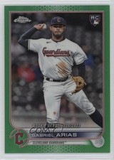 2022 Topps Chrome Update Rookie Debut Green Refractor 52/75 Gabriel Arias 0q63