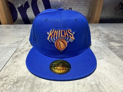 NWT New Century New York Knicks Blue/Orange Hat Snapback Baseball Cap Hat.