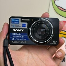 Sony Cyber-shot DSC-W570 Digital Camera 16.1 MP 5x Optical Zoom Black Auto Focus