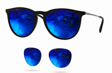 newpolar replacement polarized lenses for ray ban 4171 erika 54 mm blue mirror