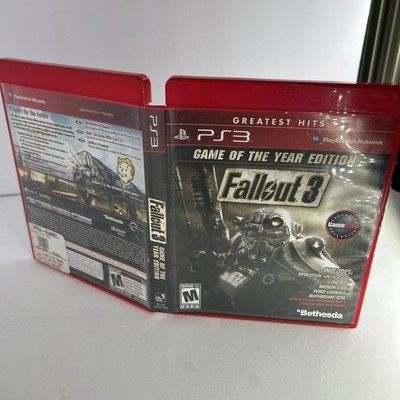 Fallout 3 Game of the Year Edition Sony PlayStation 3 PS3 Complete In Box CIB