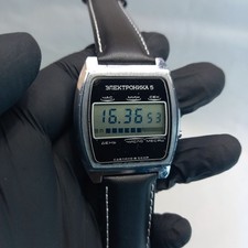 Vintage Watch Elektronika 5 30350 (B6-202) Digital Wristwatches Quartz USSR