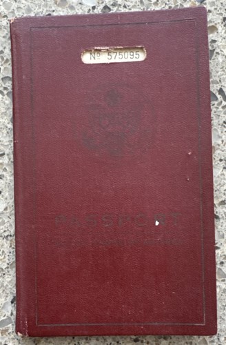 Vintage 1928 Passport United States of America Donald C Sayer Long Islan G2U