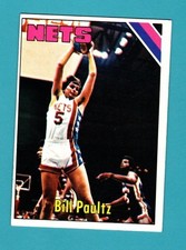 1975-76 Topps Bill Paults #262 New Jersey Nets  - See Pic (C)