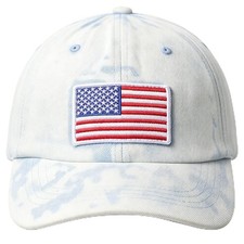 Kids Baseball Cap American Flag Hat for Toddler Boys Girls Cute Embroidered C...